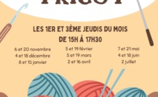 Changement d'horaire pour l'atelier tricot